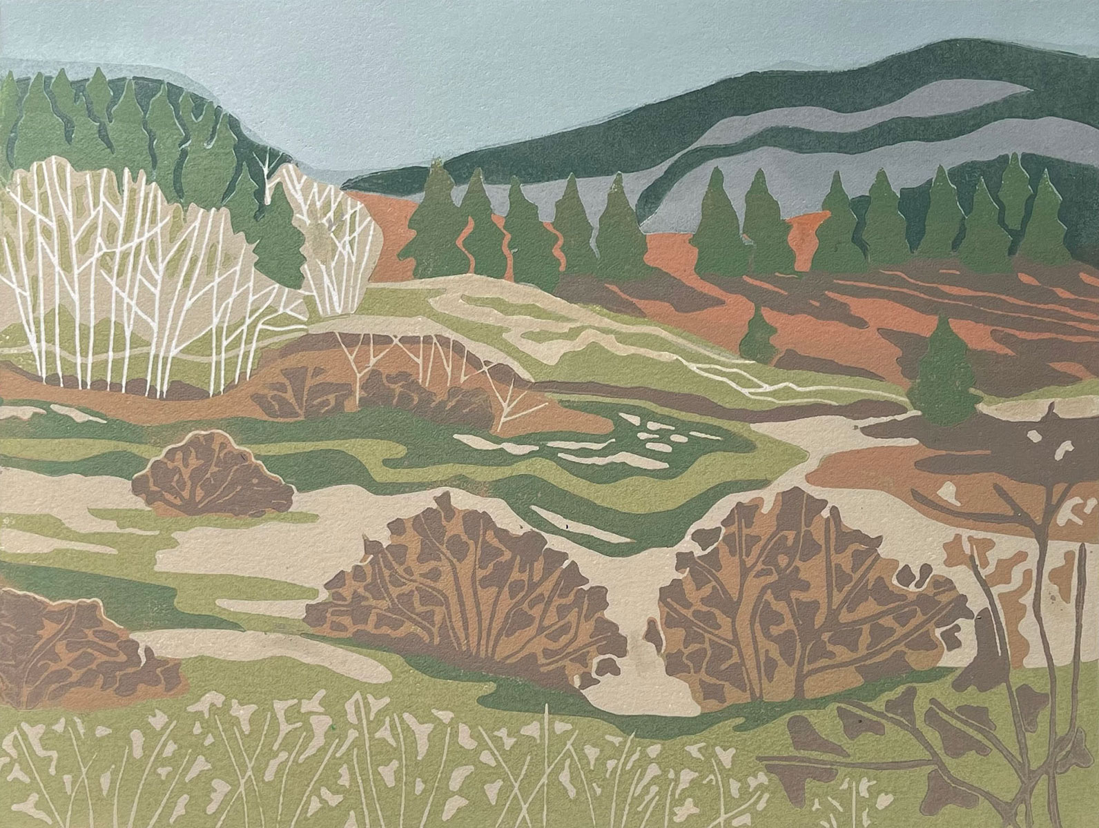 Kootenay Hillside, Spring
